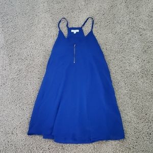 Navy shift dress